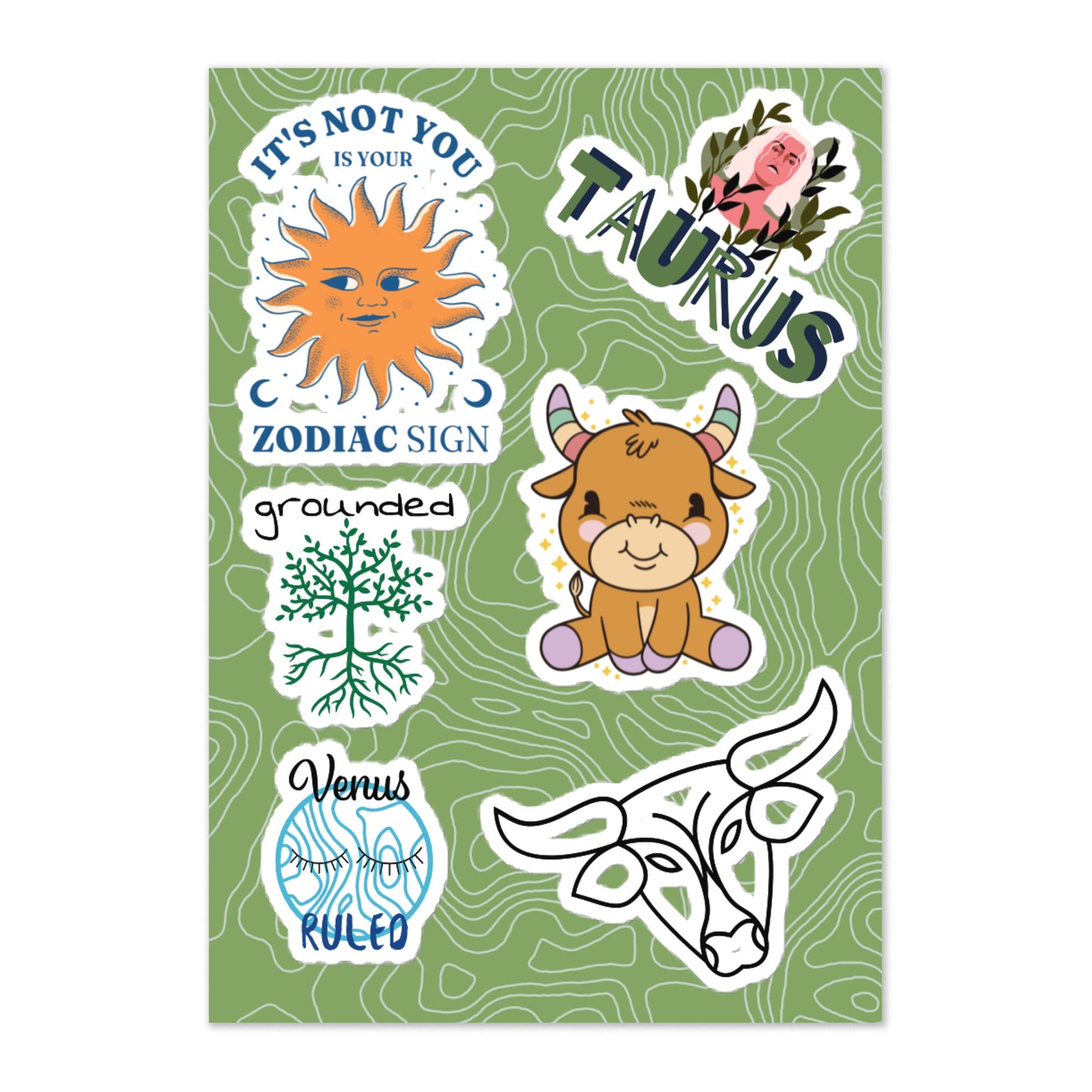 Sticker Sheet TAURUS